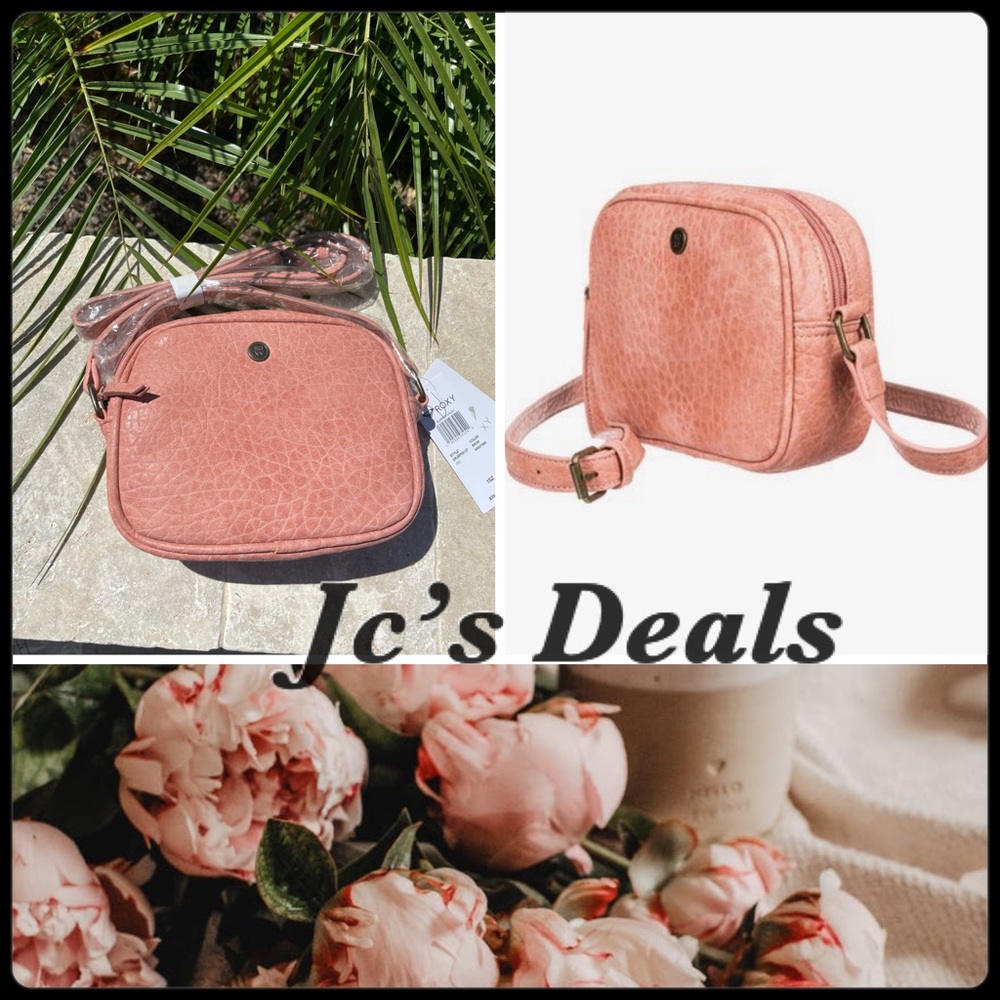 ✨ ROXY Summer Crush Small Shoulder Bag IN PINK ✨ - Picture 1 of 6